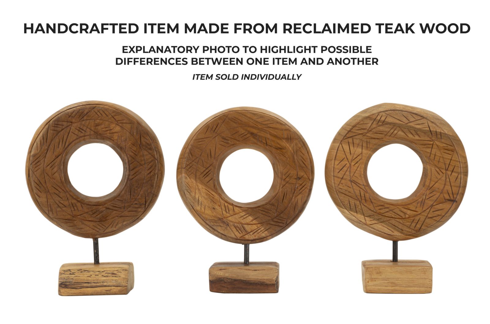 Dorat Szobor Teak 20x10x20 cm Dorat Szobor Teak 20x10x20 cm
