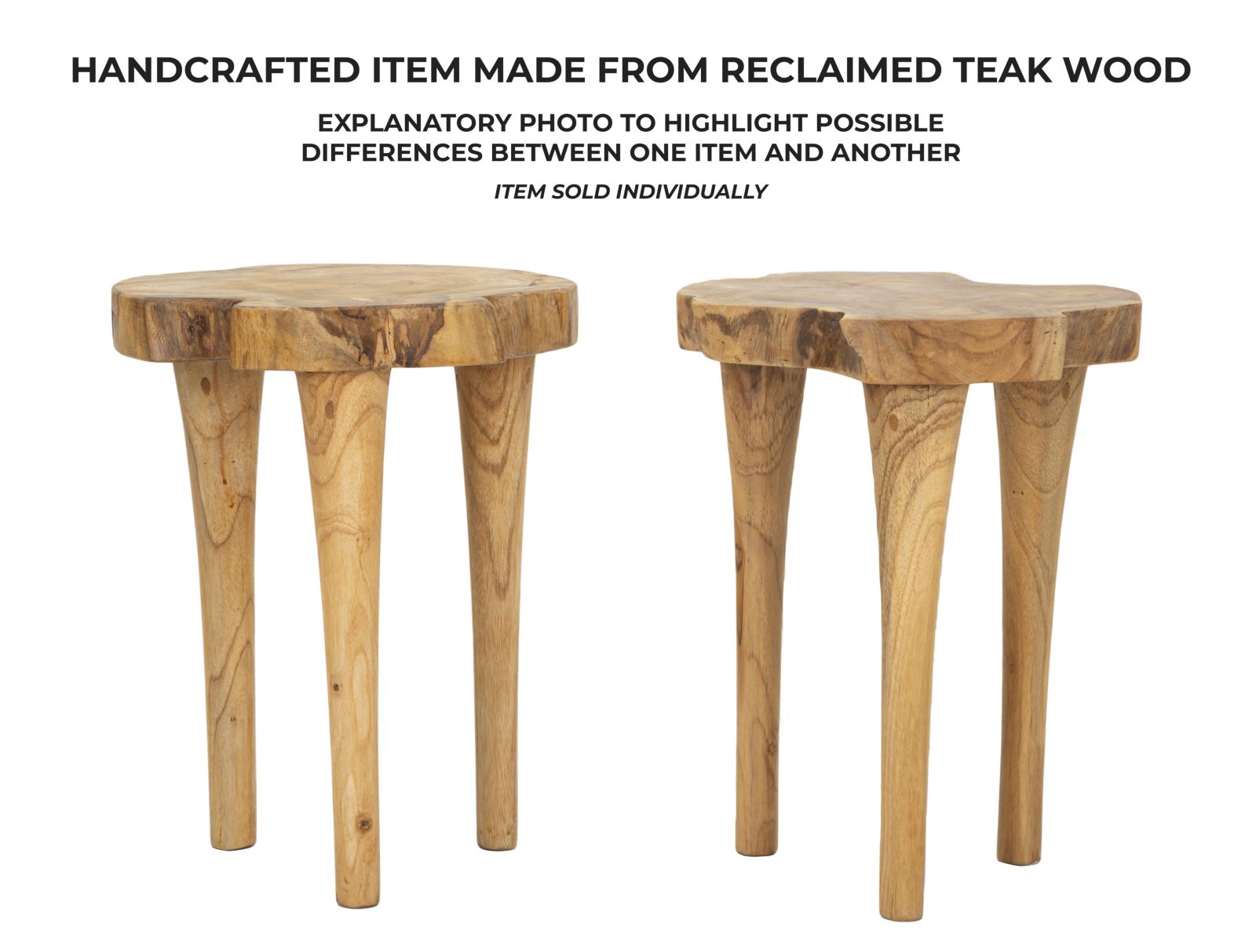 Kursi szék Teak Ø 35x45 cm Kursi szék Teak Ø 35x45 cm