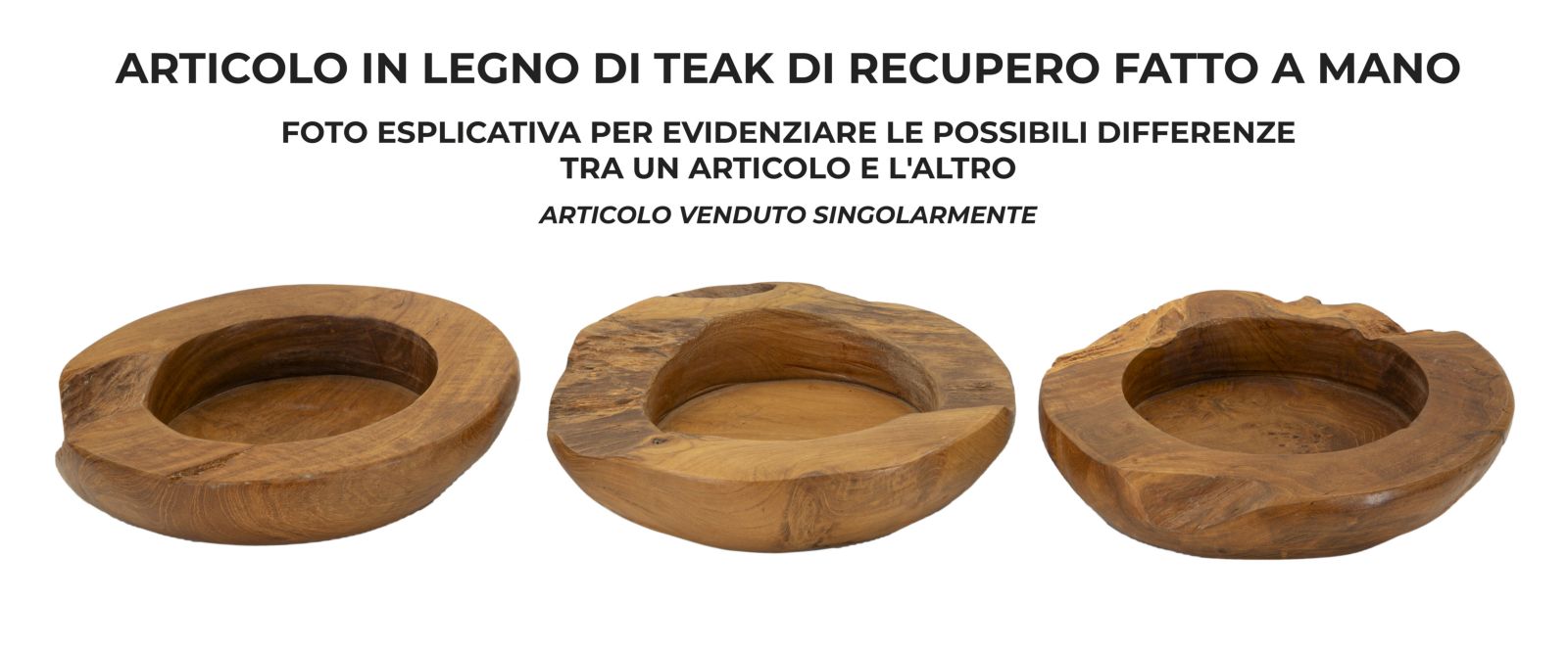 Erusi Teak Tálca Ø 20x6 cm Erusi Teak Tálca Ø 20x6 cm