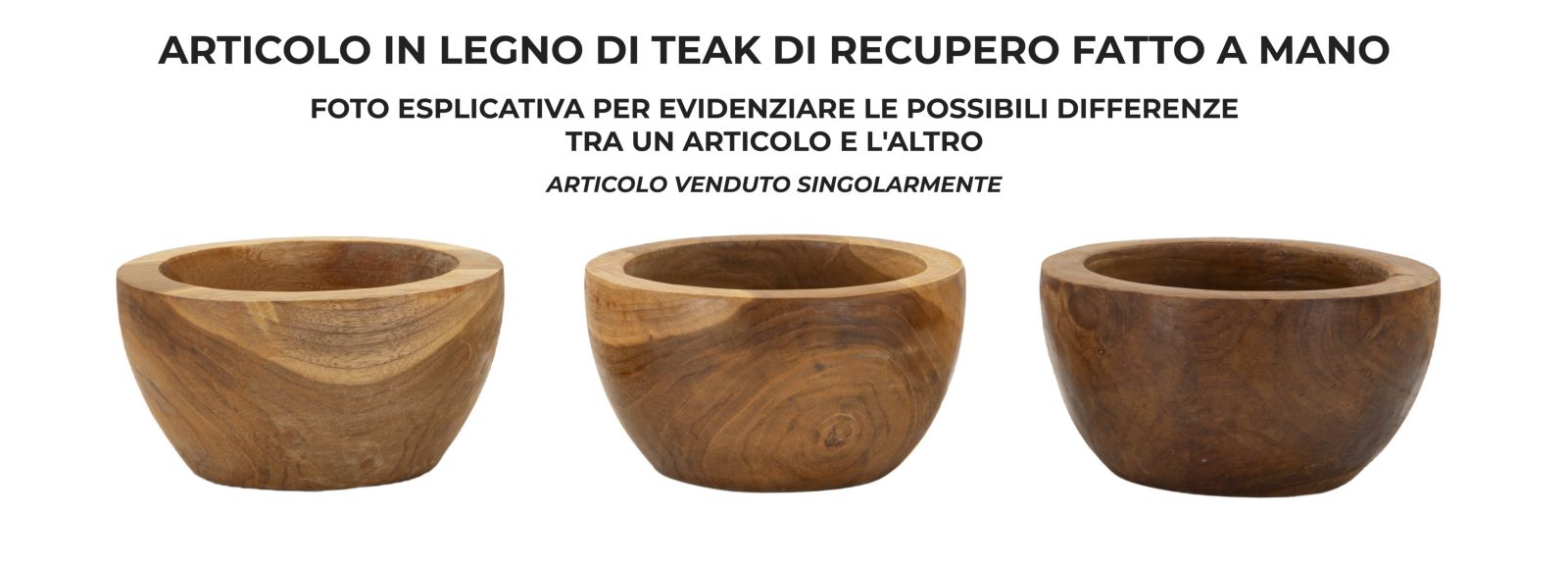 Erusi Simple Teak Ø 15x9,5 cm Erusi Simple Teak Ø 15x9,5 cm