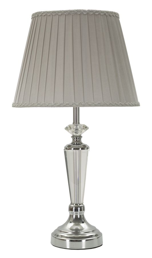 Asztali Lámpa Silvery Ø 30x56 cm Asztali Lámpa Silvery Ø 30x56 cm
