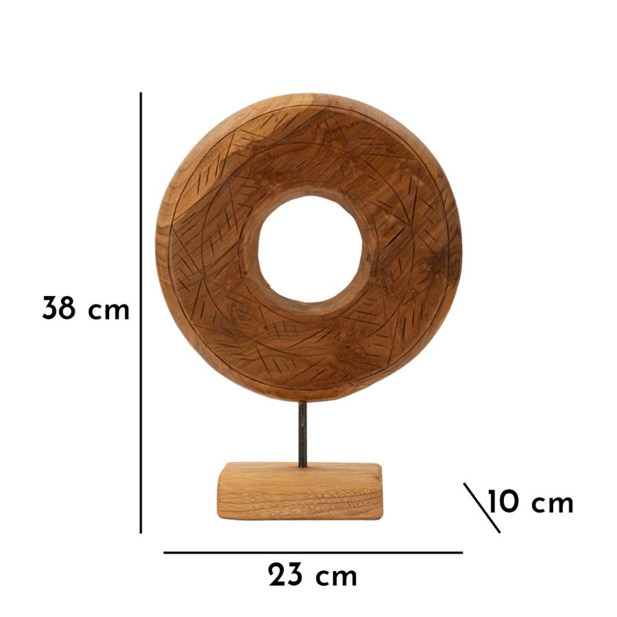 Dorat Teak Szobor 28x10x38 cm Dorat Teak Szobor 28x10x38 cm