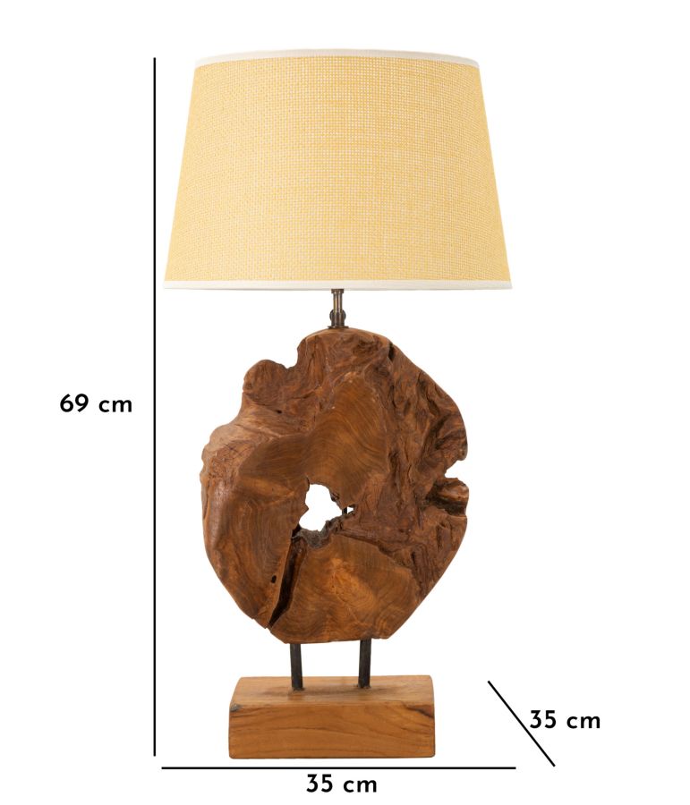 Kepala Teak Asztali Lámpa Ø 35x69 cm Kepala Teak Asztali Lámpa Ø 35x69 cm