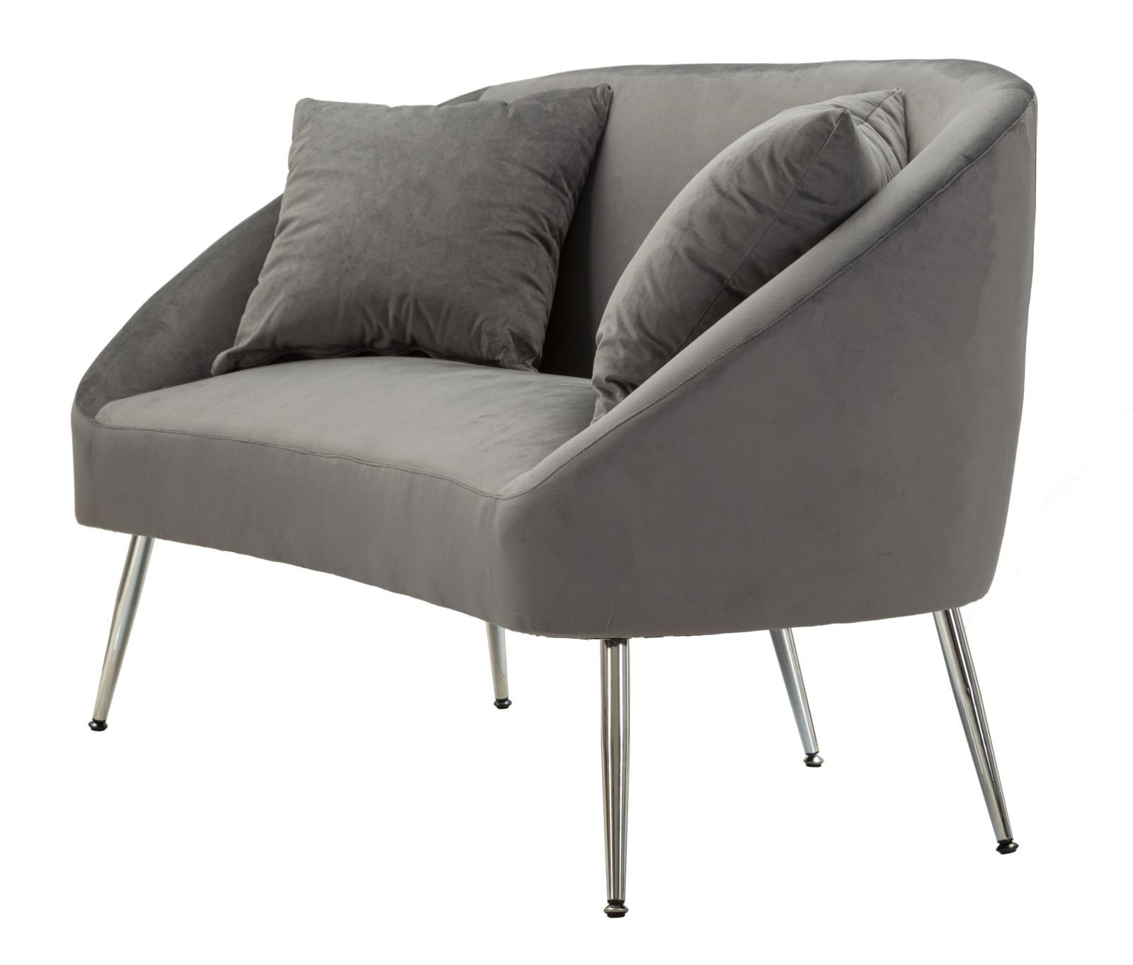 Ezüstös Kanapé Párnával 137x69x79 cm Ezüstös Kanapé Párnával 137x69x79 cm
