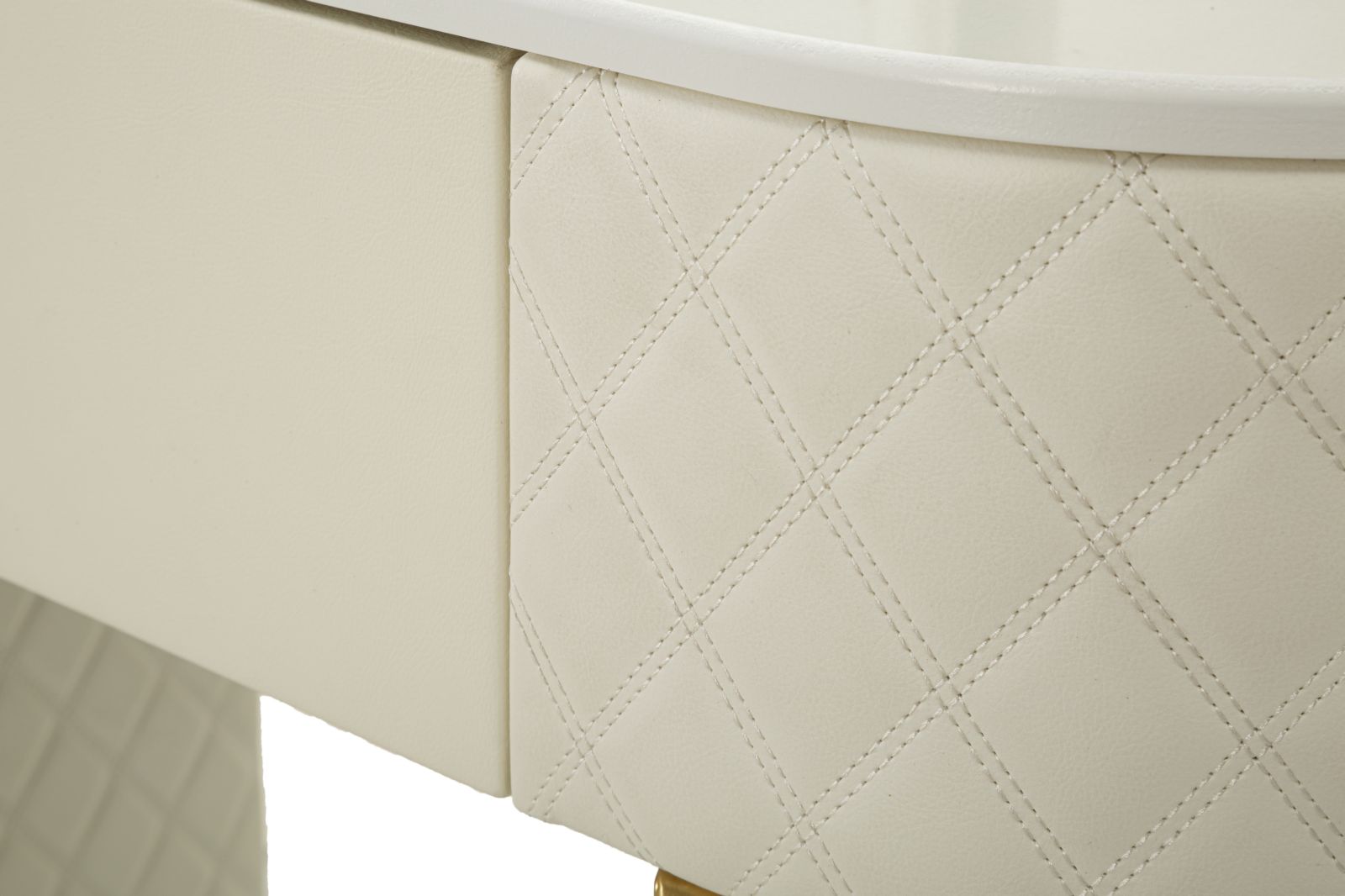 Ágyas Íróasztal Sharon Fehér  Székkel 120x40x75 (Szék Mérete Ø36x39 cm)