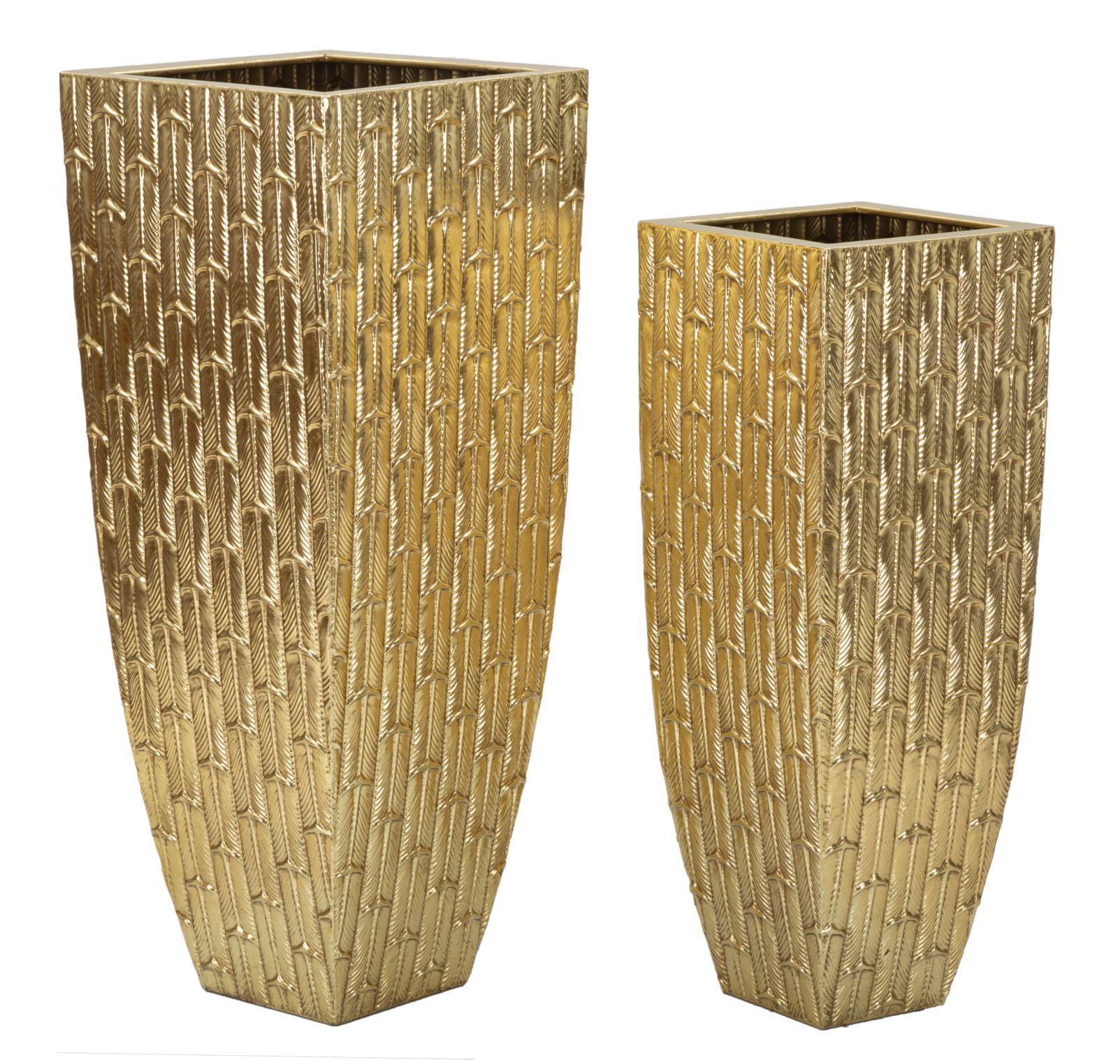 Vázatartó Gliss Szett 2 Db 40x40x99-32x32x84 cm