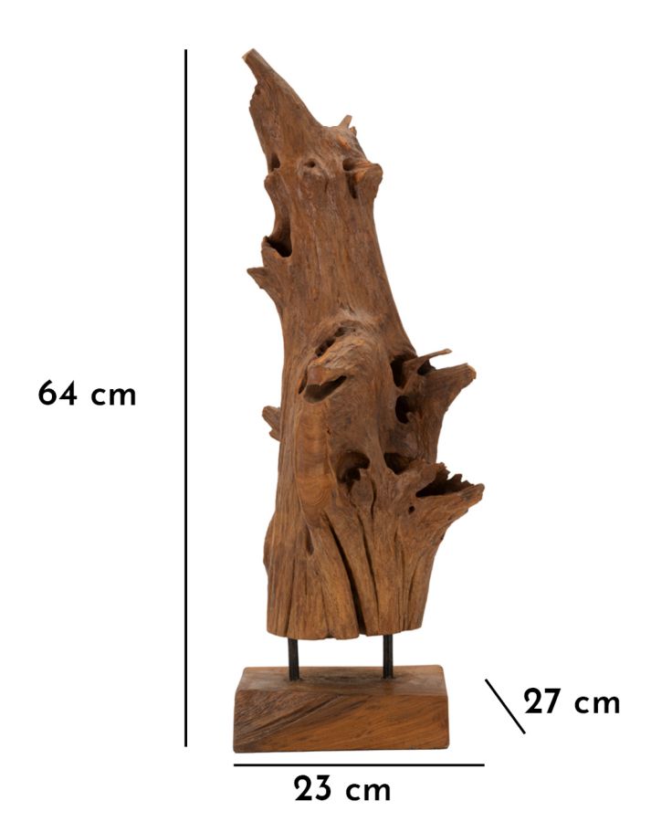Akar Szobor Teak 23x27x64 cm Akar Szobor Teak 23x27x64 cm