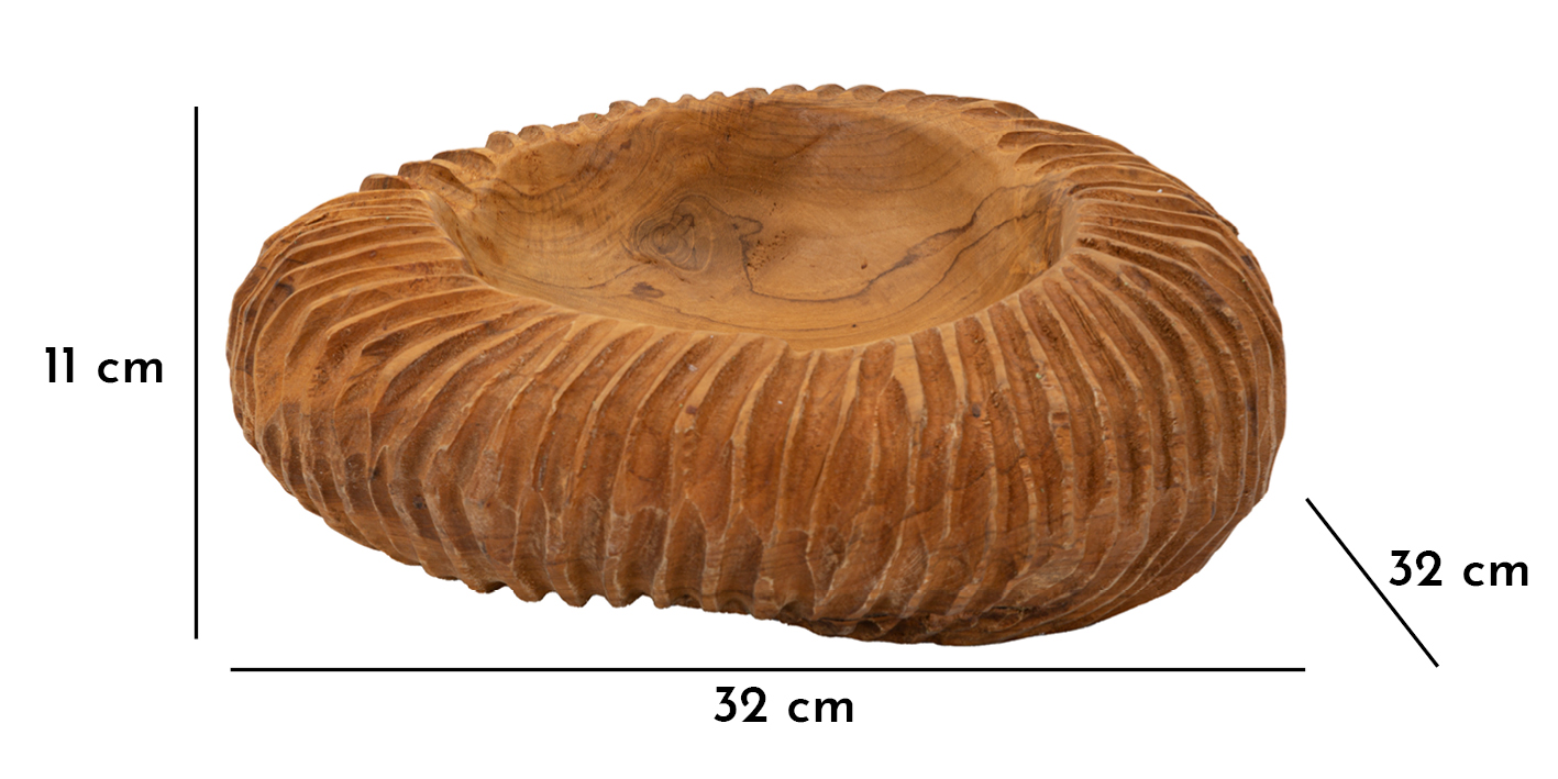 Garit Teak Tálca Ø 32x11 cm Garit Teak Tálca Ø 32x11 cm