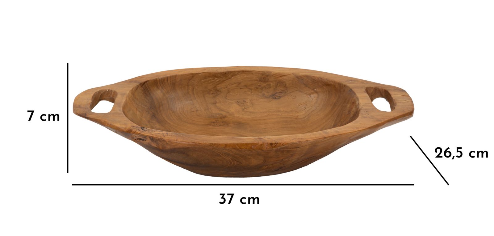 Wan Teak Tálca 37x26,5x7 cm Wan Teak Tálca 37x26,5x7 cm