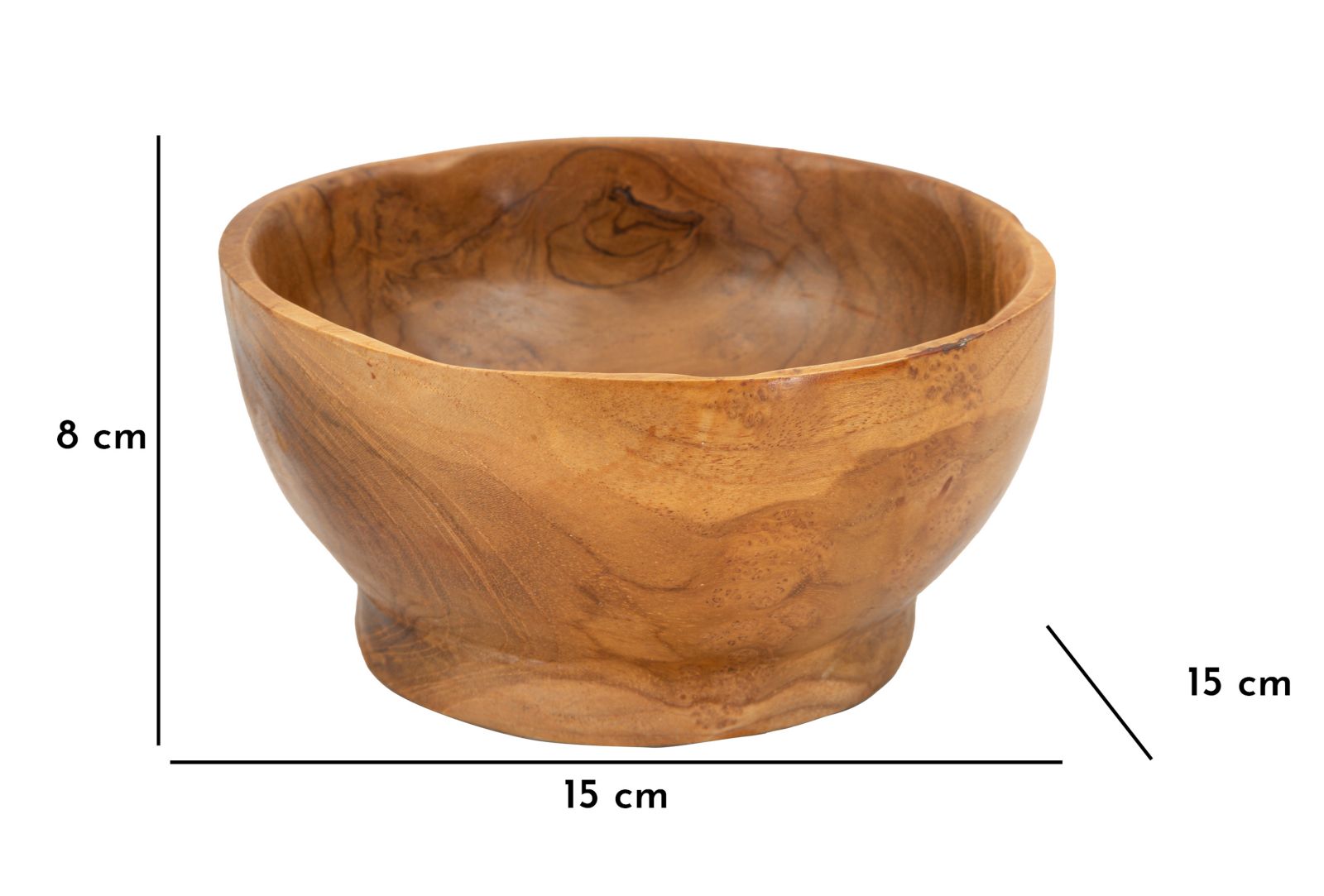 Butot Teak Tálca Ø 15x8 cm Butot Teak Tálca Ø 15x8 cm