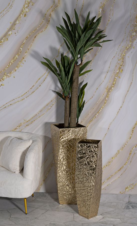 Vázatartó Squer Szett 2 Db 34x34x90-25x25x78 cm Vázatartó Squer Szett 2 Db 34x34x90-25x25x78 cm