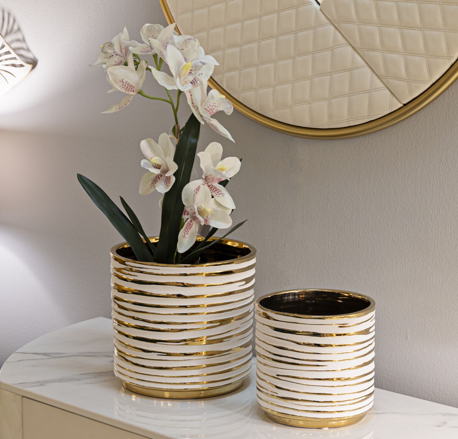 Vázatartó Blom Szett 2 Db Ø 23x22-18x17,5 cm