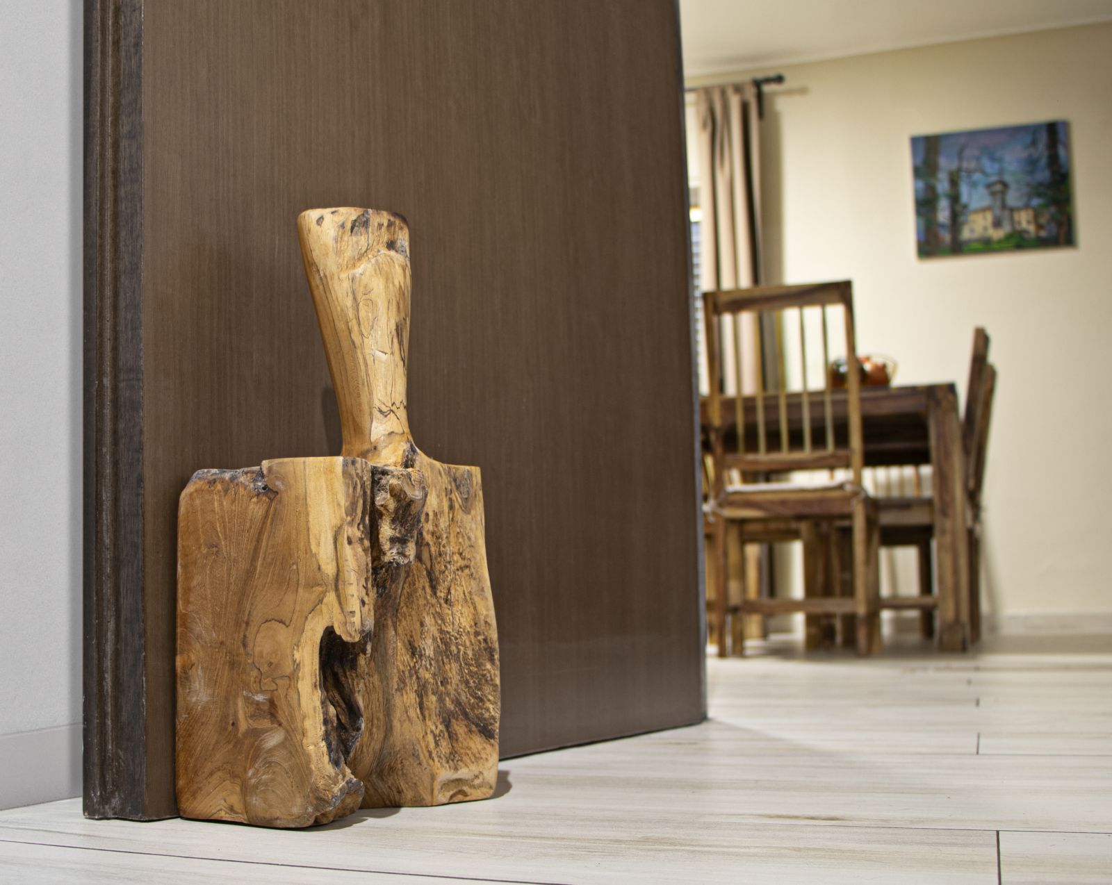 Ajtótámasz Teak 17x13x37 cm Ajtótámasz Teak 17x13x37 cm