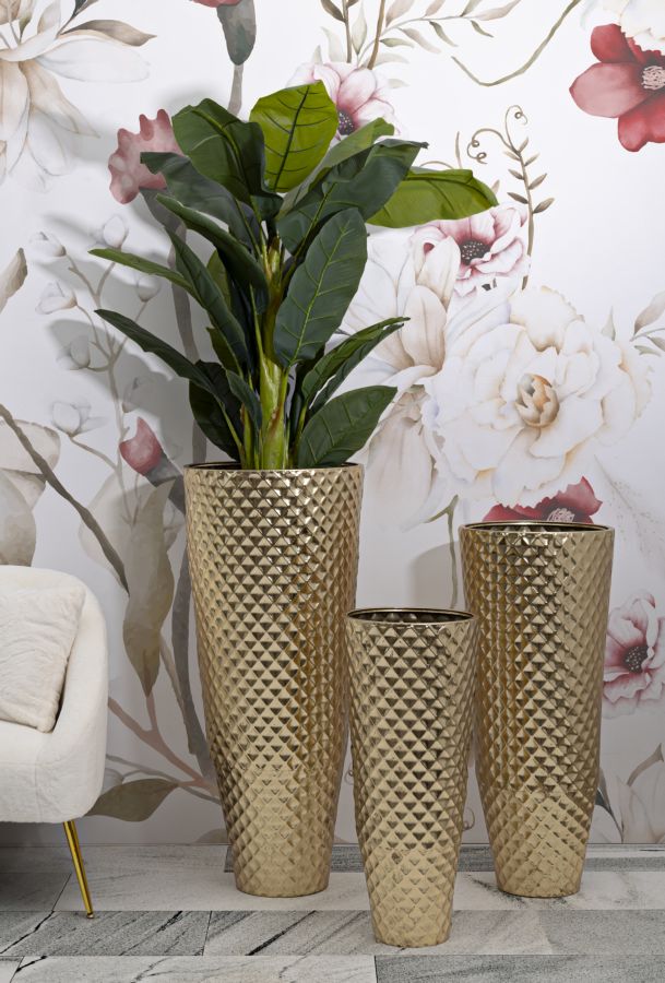 Vázatartó Glotty Szett 3 Db Ø 48x110-40x93-33x77 cm