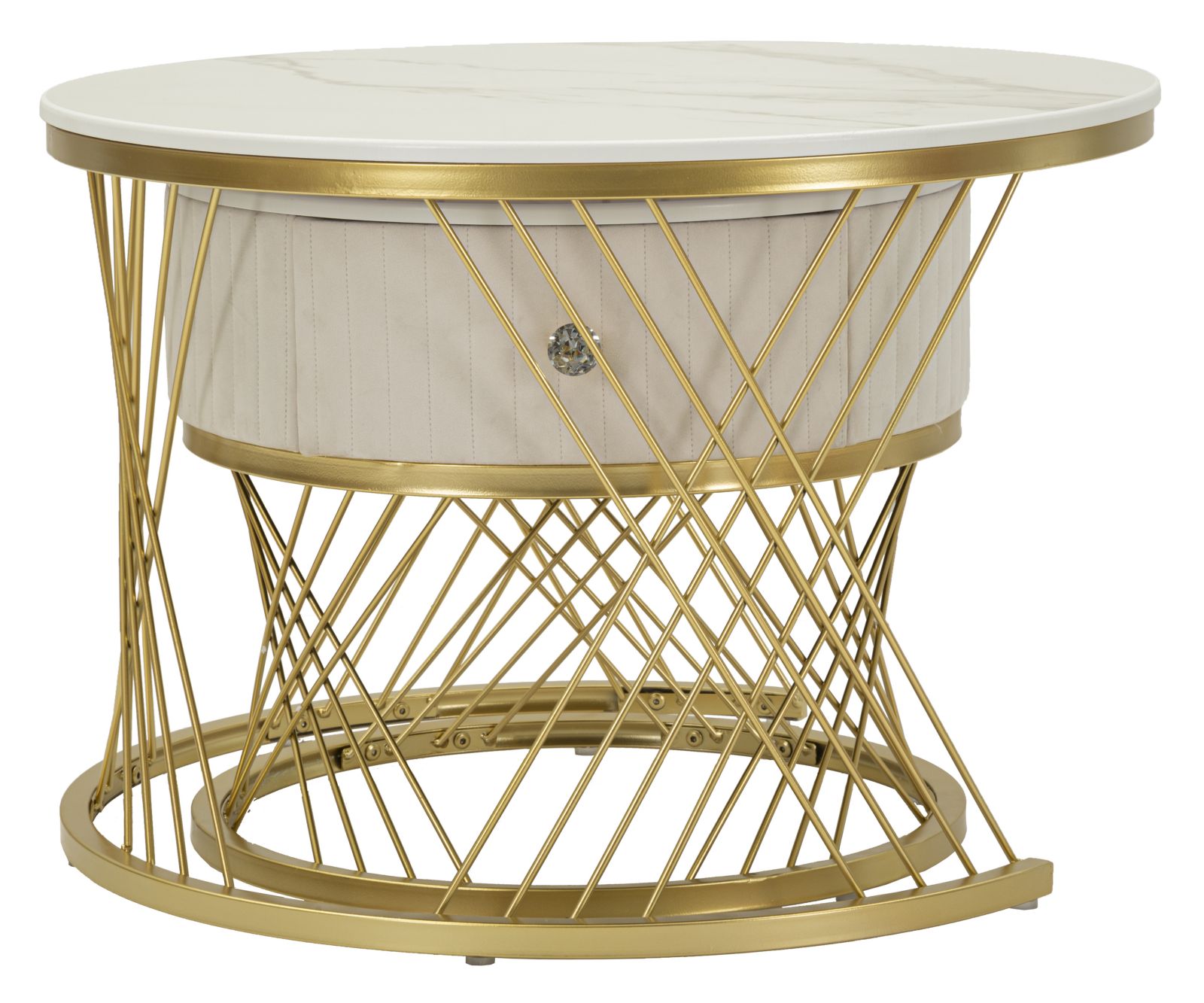 Votix Kávéasztalok 2 db-os szett Ø 70x48-50x43,5 cm Votix Kávéasztalok 2 Db-Os Szett Ø 70x48-50x43,5 cm