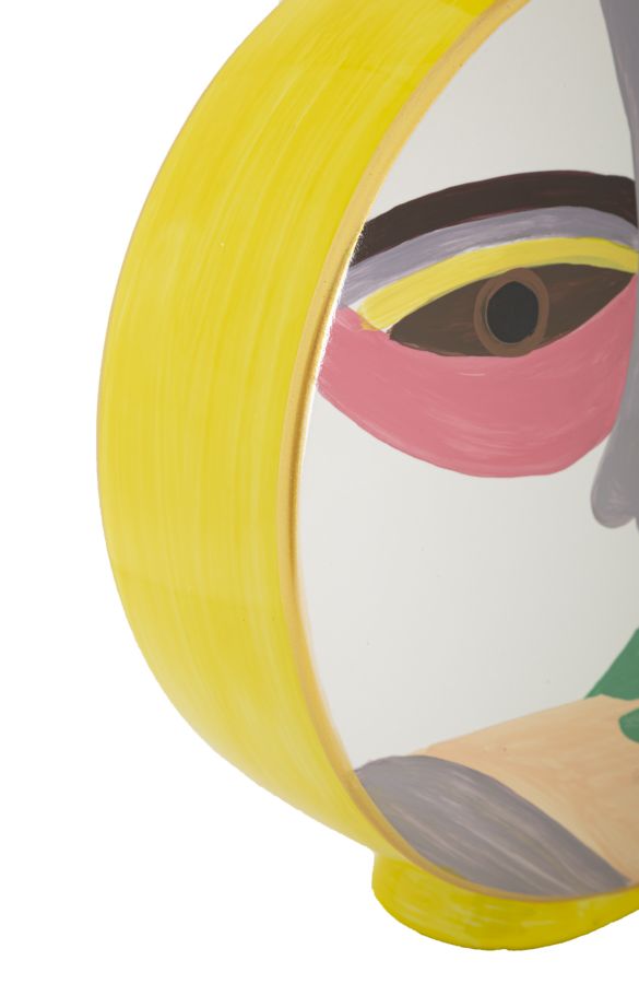 Piccassy Váza Színes Kör 23x9x28 cm