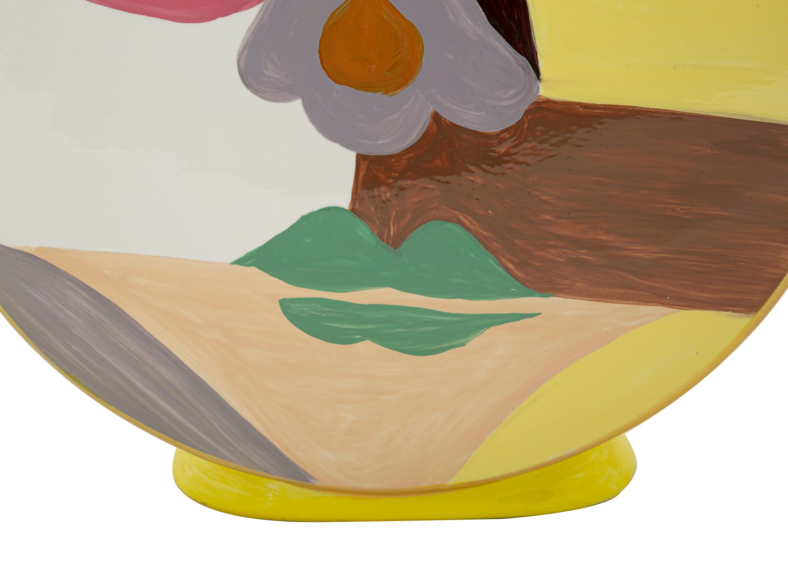 Piccassy Váza Színes Kör 23x9x28 cm