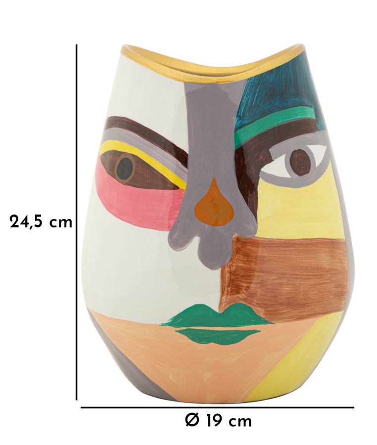 Piccassy Színes Kövér Cserep Ø19x24,5 cm