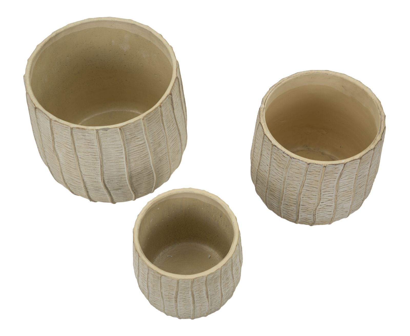 Cachepot Flake Szett 3 db 30,5x27-25x22,2-19,5x18 cm Cachepot Flake Szett 3 Db 30,5x27-25x22,2-19,5x18 cm