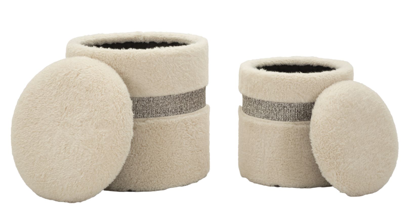 Tárolófászály Saint-Moritz Krém Szett 2 db Ø 40x47-32x38 cm Tárolófászály Saint-Moritz Krém Szett 2 db Ø 40x47-32x38 cm