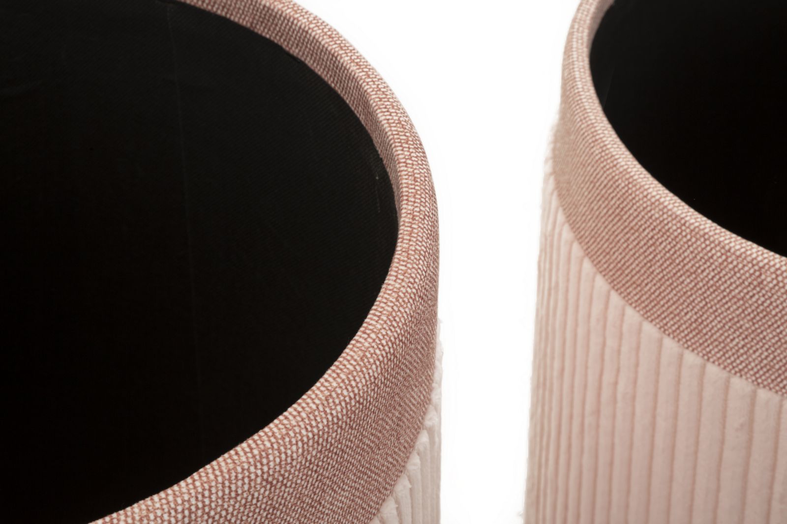 Puff C/Curtain Box Pink Set 3 Pcs Ø 40,5x49,5-35x42-31x38 cm Puff C/Curtain Box Pink Set 3 Pcs Ø 40,5x49,5-35x42-31x38 cm