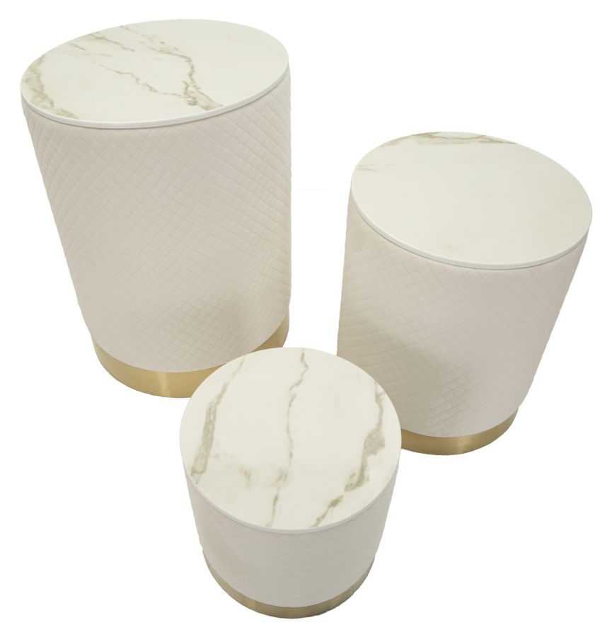 Kiállítóállvány Tárolóval 3 db-os szett Ø 60x80-50x60-40x40 cm Kiállítóállvány Tárolóval 3 db-os szett Ø 60x80-50x60-40x40 cm