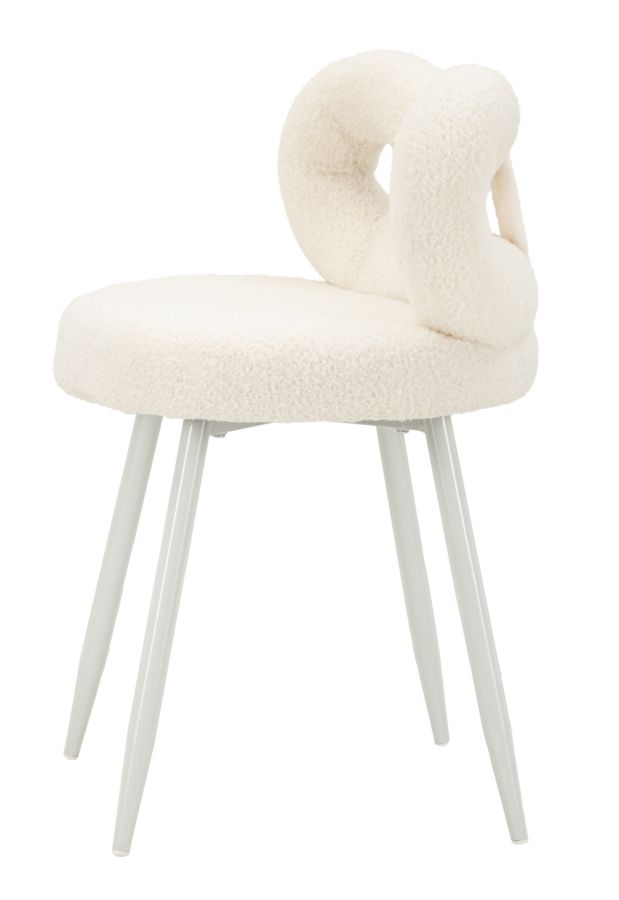 Ilary Mini szék Fehér Ø 40x67 cm (Ülésmagasság 46 cm)