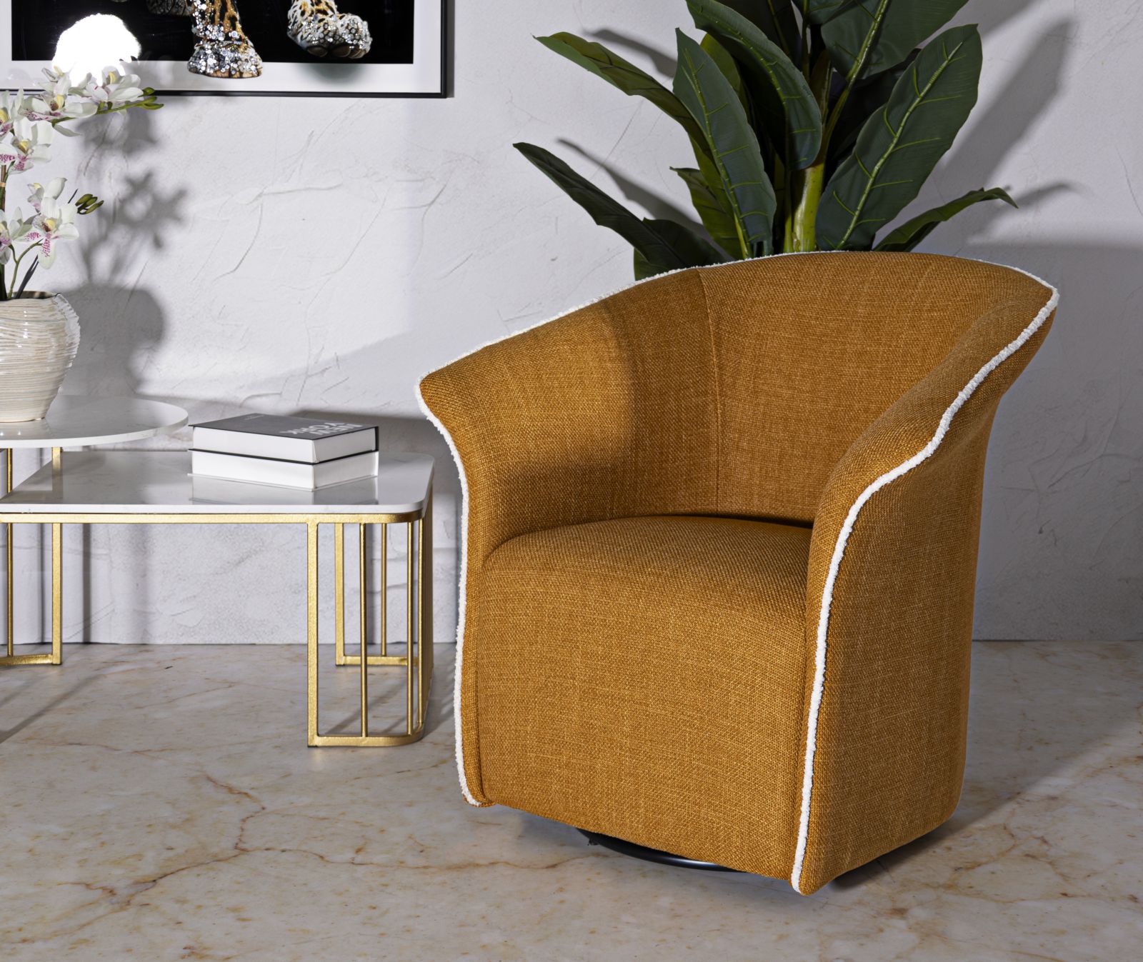 Senape Siena Forgófotel 83,5x66x80 (Ülésmagasság: 42 cm) Senape Siena Forgófotel 83,5x66x80 (Ülésmagasság: 42 cm)