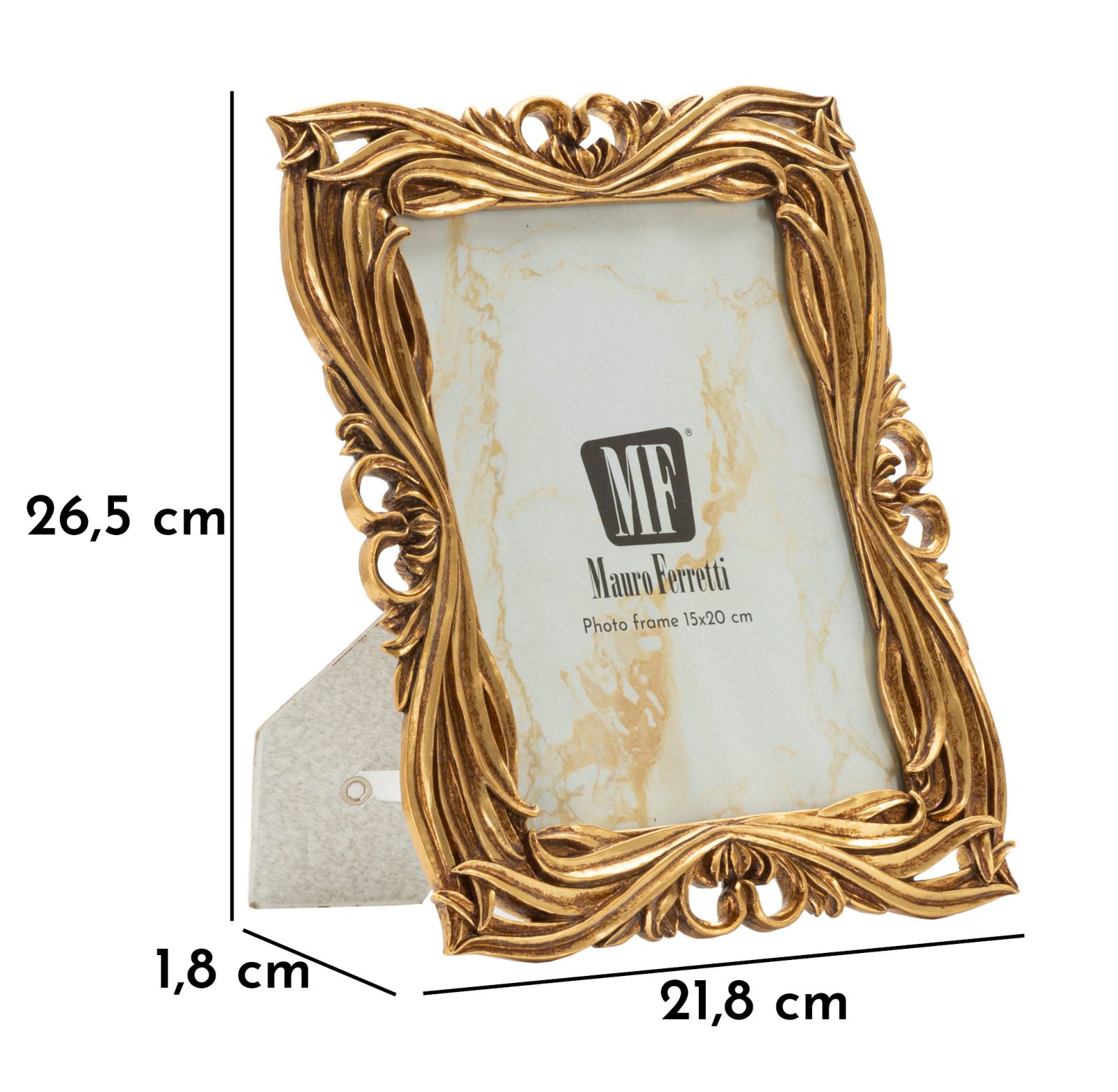 Barokk Keret 21,8x1,8x26,5 (Belső Méret 15x20 cm) Barokk Keret 21,8x1,8x26,5 (Belső Méret 15x20 cm)