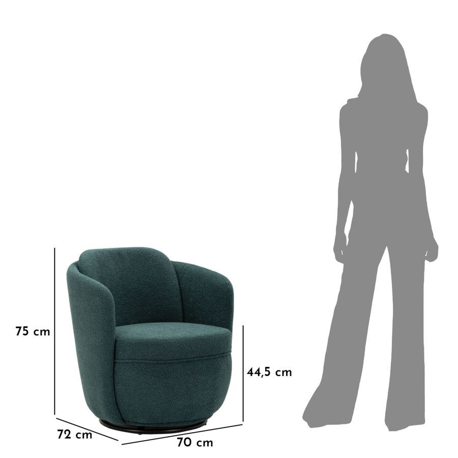 Torino Ottanio Forgófotel 70x72x75 (Ülésmagasság 44,5 cm)