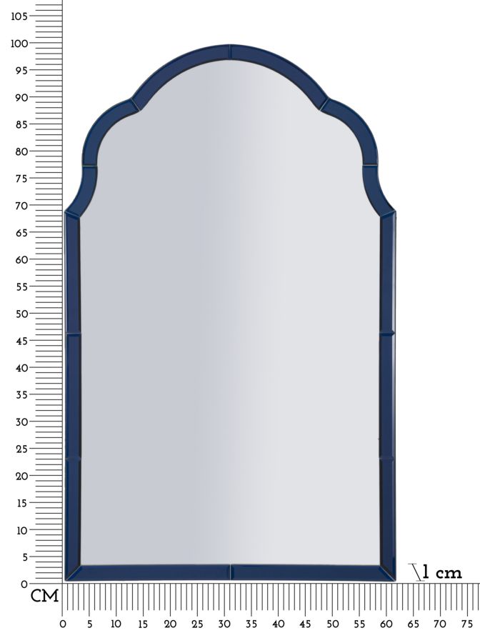 Tangier Kék Fali Tükrök 62x1x100 ( Belső Tükrök Mérete 55x94 cm) Tangier Kék Fali Tükrök 62x1x100 ( Belső Tükrök Mérete 55x94 cm)