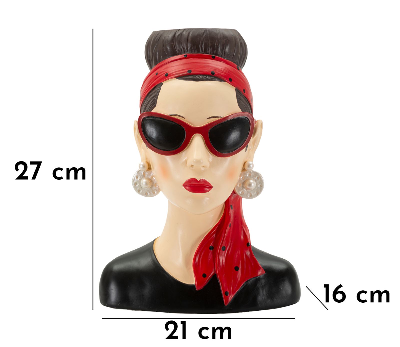 Hollywood Női Váza -B- 21x16x27 cm Hollywood Női Váza -B- 21x16x27 cm