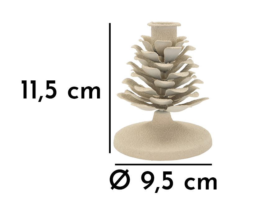 Gyertyatartó Dune Pigna 9,5 x 11,5 cm Gyertyatartó Dune Pigna 9,5 x 11,5 cm