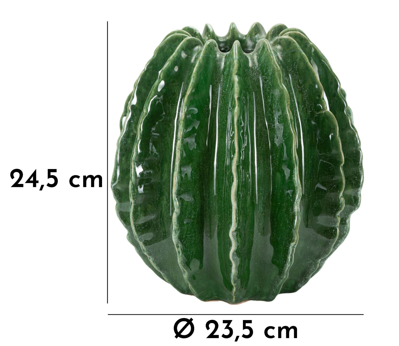 Kaktusz Golyó Cserep Ø 23,5x24,5 cm Kaktusz Golyó Cserep Ø 23,5x24,5 cm