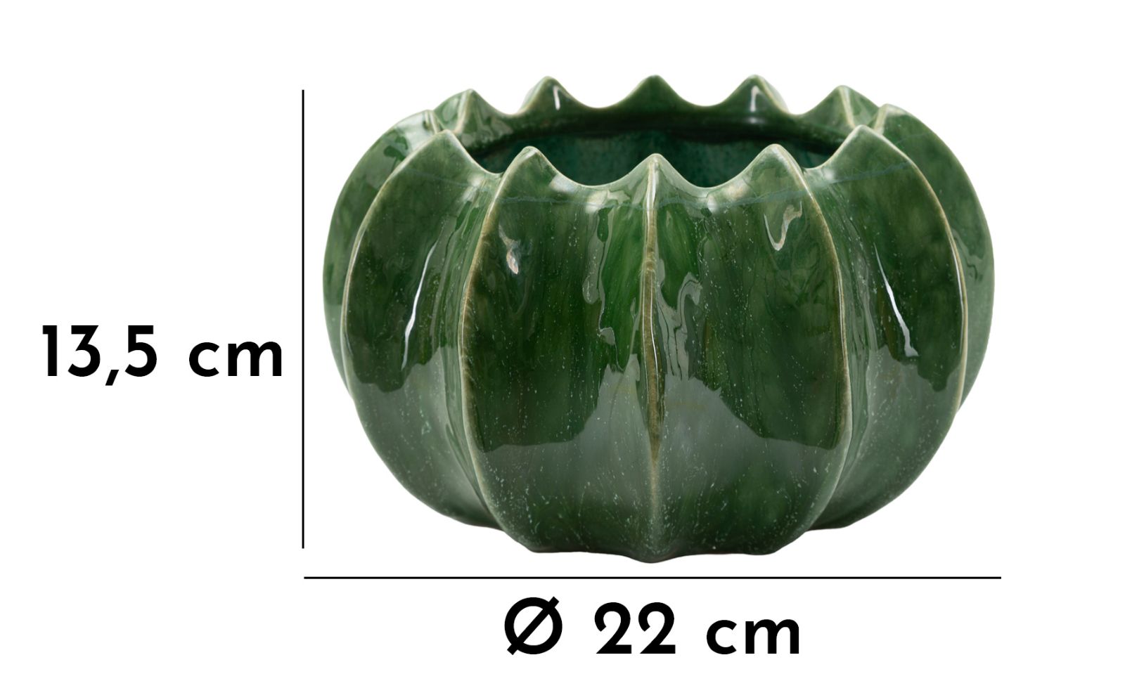 Kaktuszos Kosár Ø 22 x 13,5 cm Kaktuszos Kosár Ø 22 x 13,5 cm