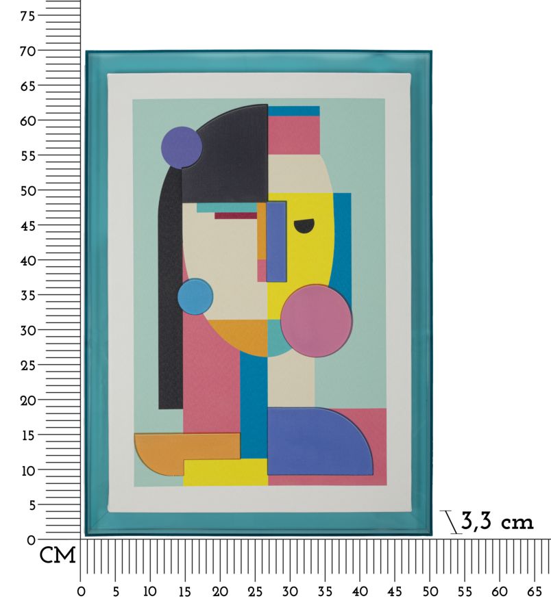 Picassy C/Cornice Vásznatnyomtatás -B- 50x3,3x70 cm