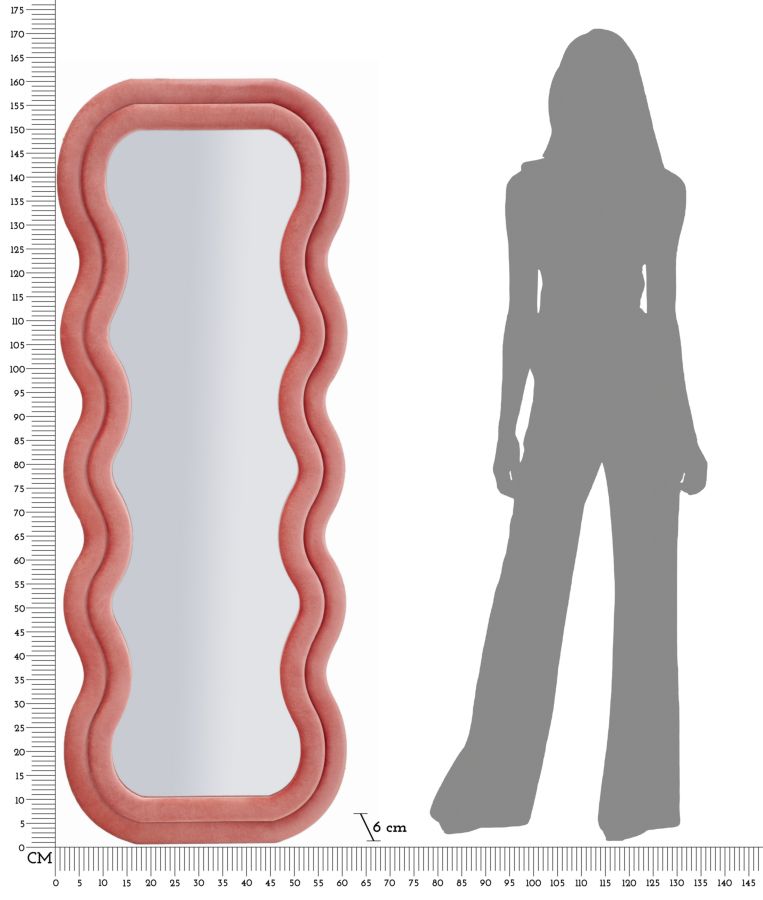 Falitükör Emily Bélyeges Rózsaszín 60x6x160 ( Belső Tükör Mérete 42x144 cm) Falitükör Emily Bélyeges Rózsaszín 60x6x160 ( Belső Tükör Mérete 42x144 cm)