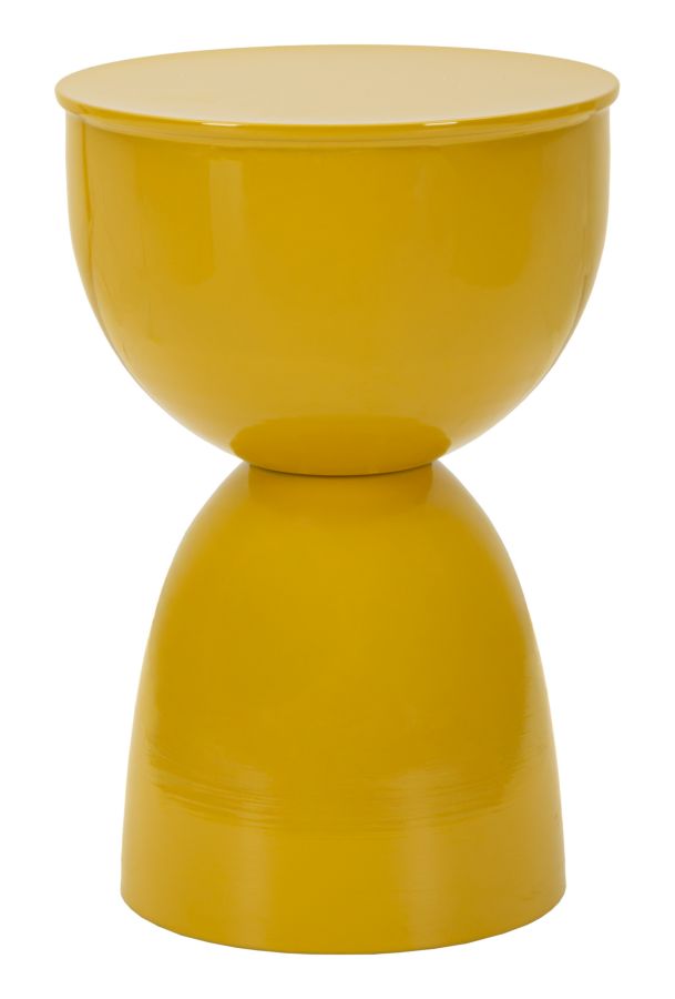 Yao lerakóasztal mustársárga cm Ø 31x46