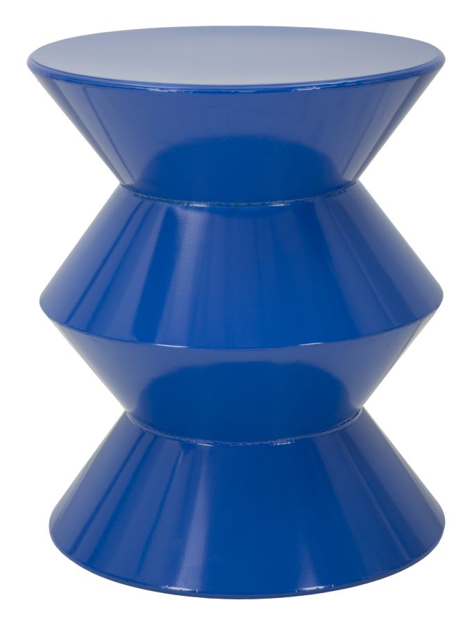 Zag lerakóasztal kék cm Ø 37,5x45