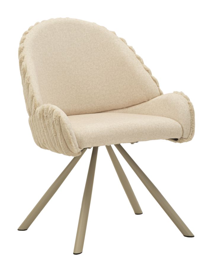 Stoccolma -A- szék krémszínű 2 db-os szett cm 58x53x85