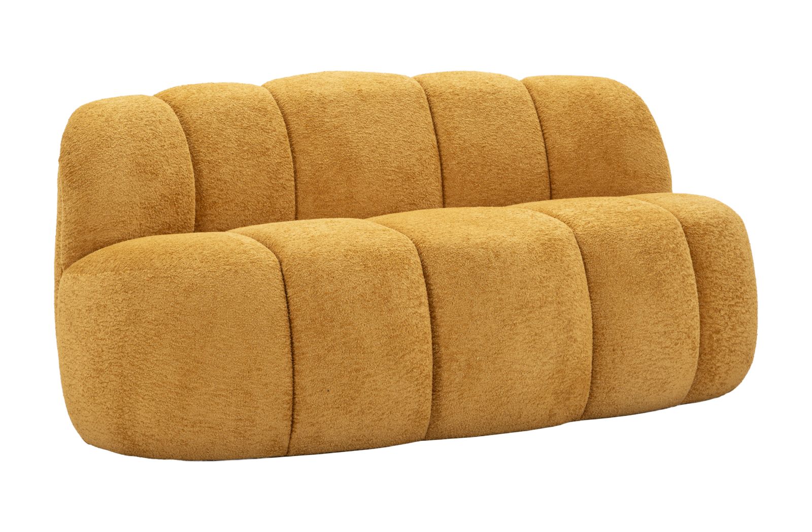 Ball 2 személyes kanapé mustársárga cm 145x80x69