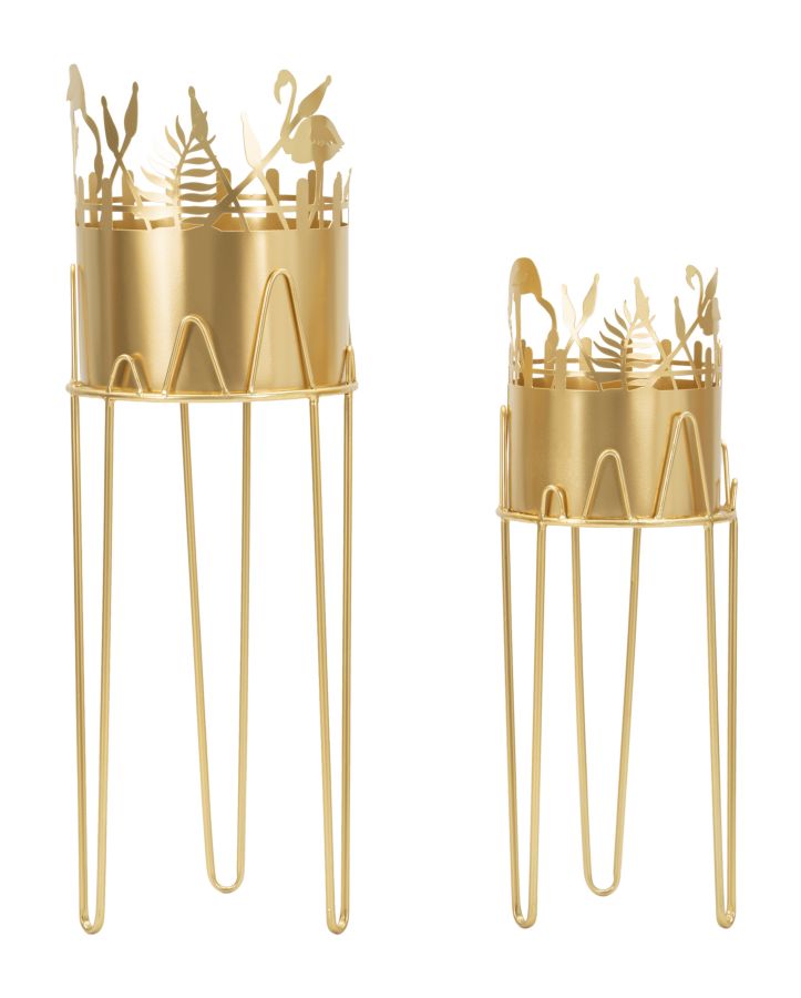 Flamingo vázaállvány 2 db-os szett cm Ø 27x79-22,8x62