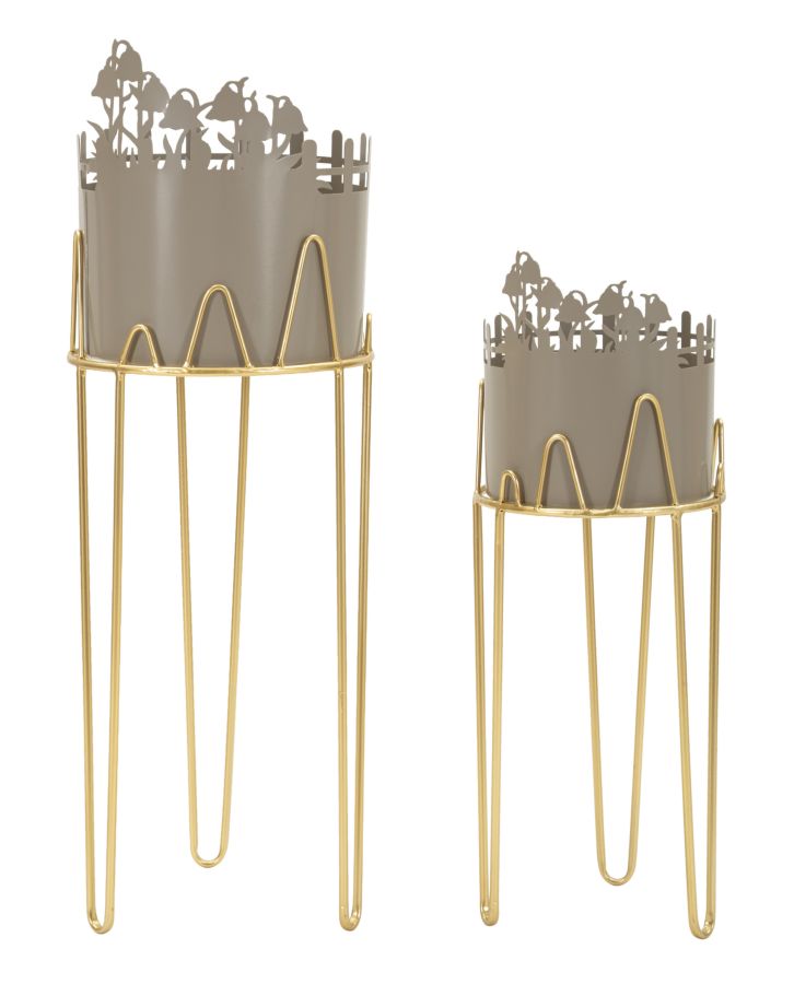 Flower vázaállvány 2 db-os szett cm Ø 27x79-22,8x62