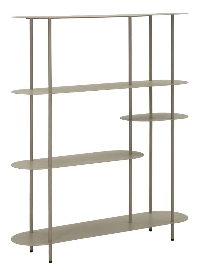 Saturn könyvespolc dove grey cm 118x31x139