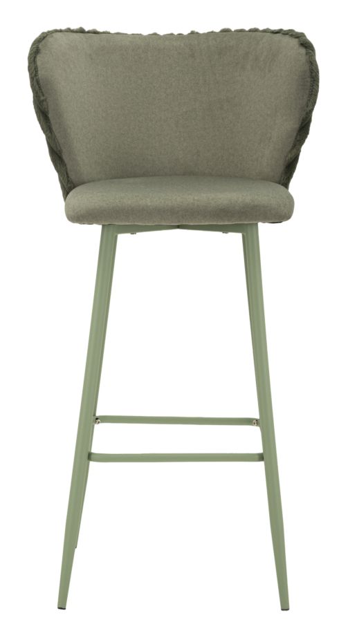 Alaska -B- bárszék zöld 2 db-os szett cm 55x58x106 (ülésmagasság cm 77)