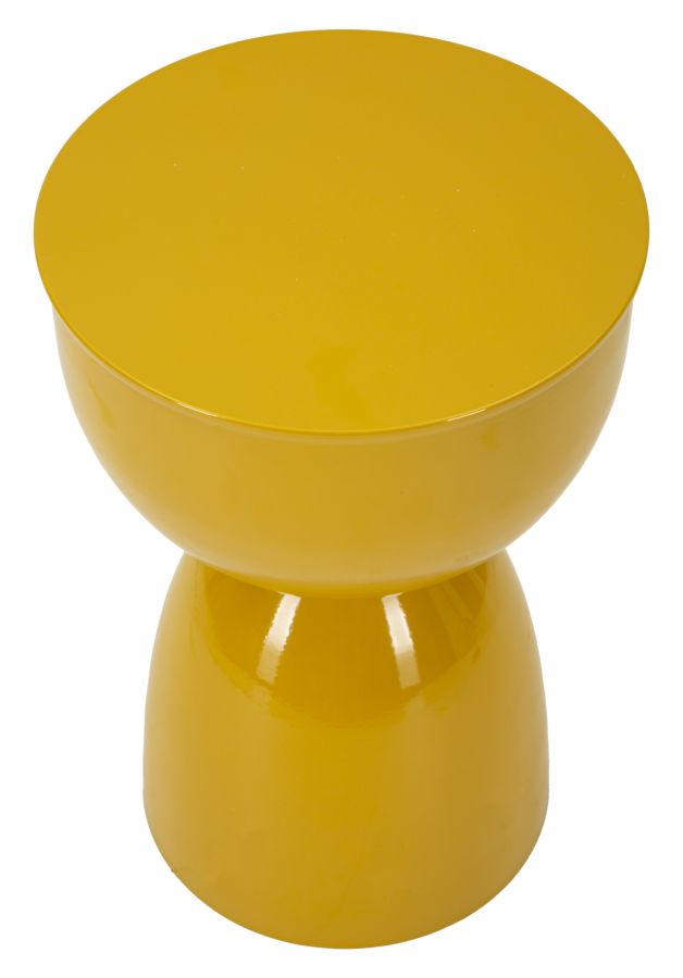 Yao lerakóasztal mustársárga cm Ø 31x46