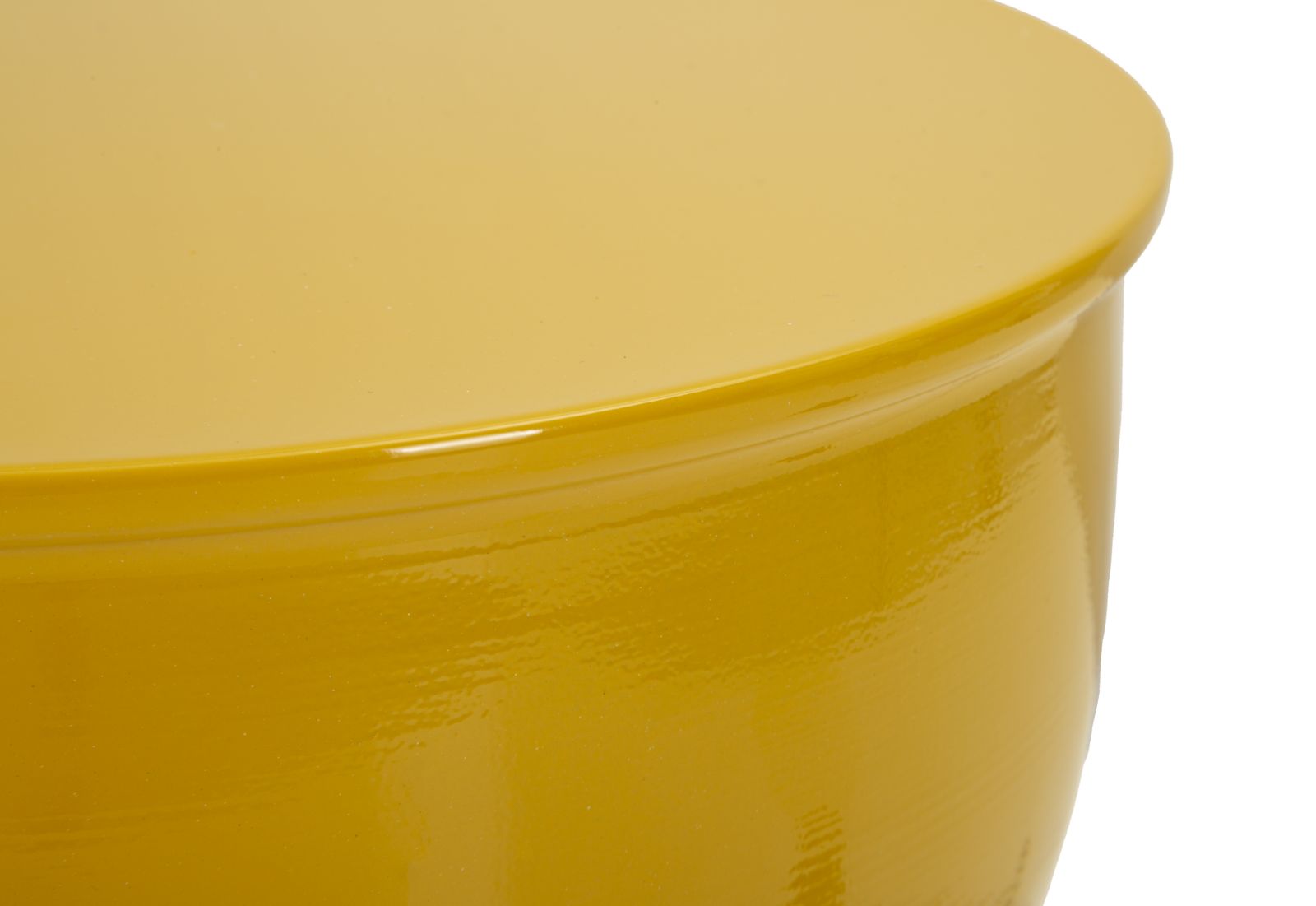 Yao lerakóasztal mustársárga cm Ø 31x46