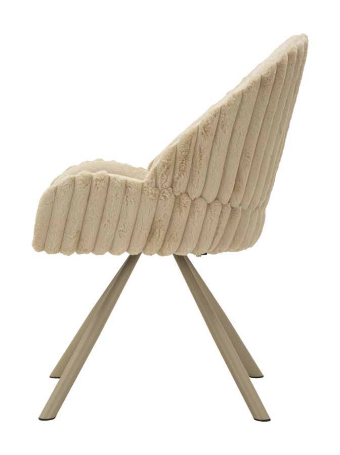 Stoccolma -A- szék krémszínű 2 db-os szett cm 58x53x85