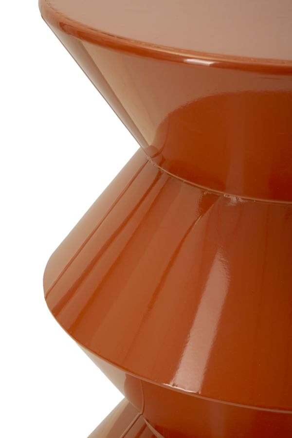 Zag lerakóasztal narancssárga cm Ø 37,5x45