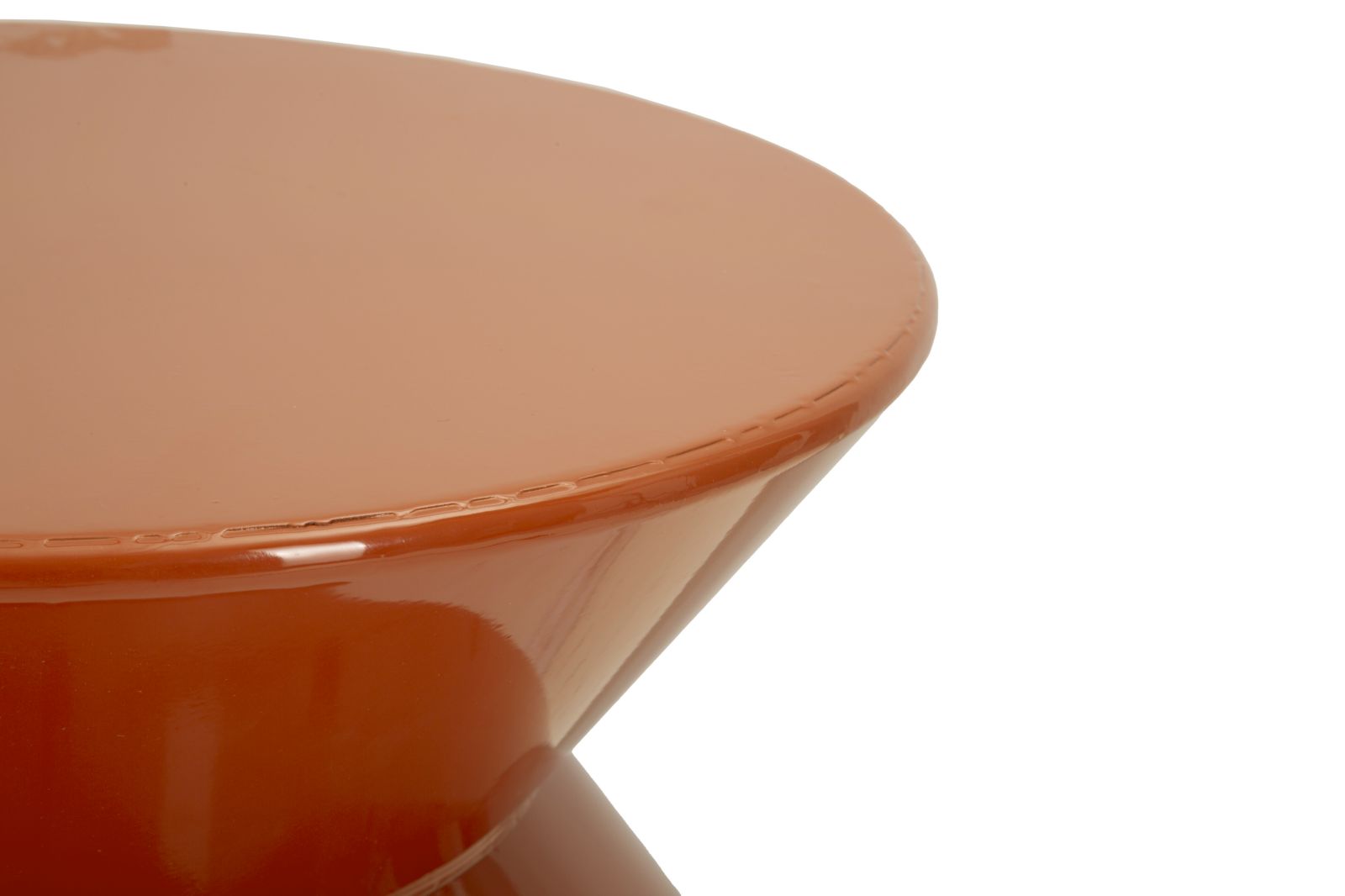 Zag lerakóasztal narancssárga cm Ø 37,5x45